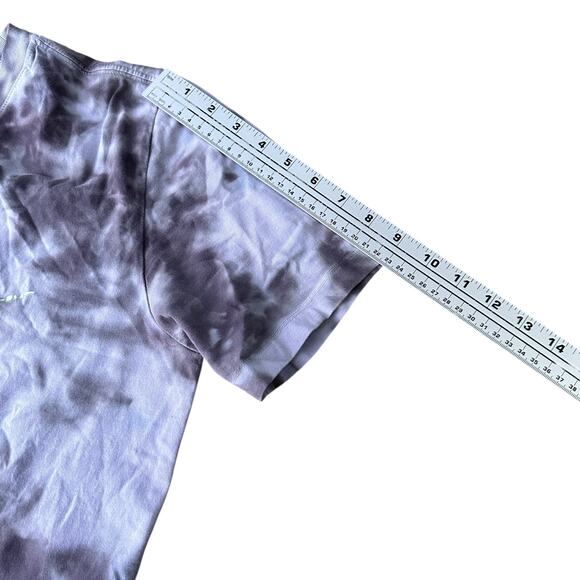 Nike Festival Revolution T-Shirt Men’s Medium Purple Tie-Dye Cotton Short Sleeve - Picture 9 of 11